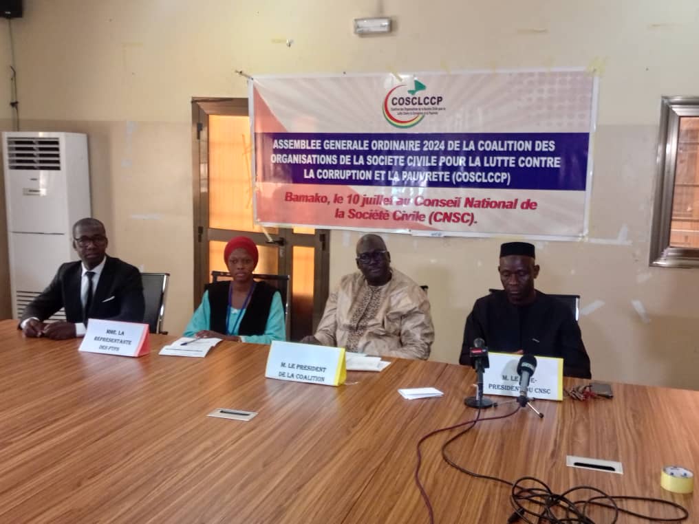 La Société Civile Malienne évalue ses efforts contre la corruption